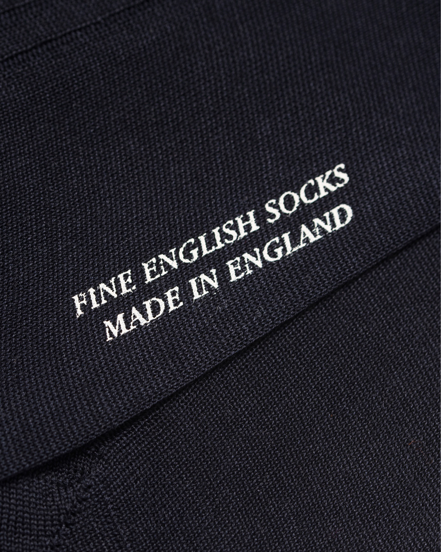 Herr | Underkläder | Pantherella | Vale Cotton Socks Navy