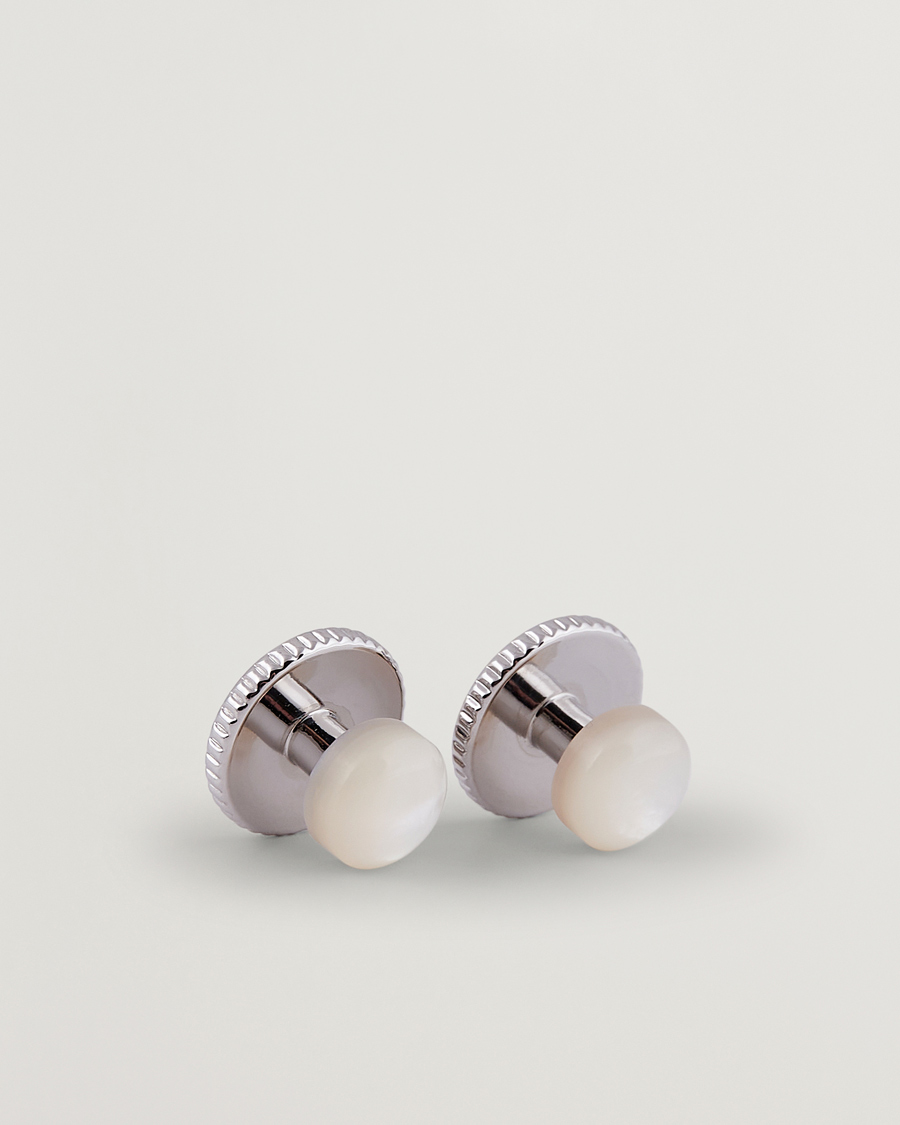 Herr | The Classics of Tomorrow | Stenströms | Shirt Studs White