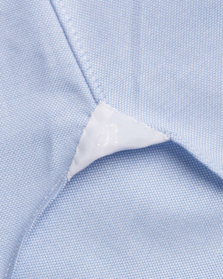Herr | Skjortor | Barba Napoli | Slim Fit Button Down Oxford Shirt Blue
