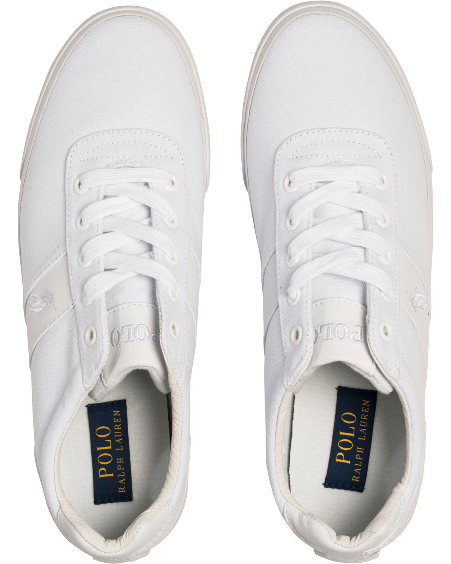 Herr | Polo Ralph Lauren Hanford Sneaker White Canvas | Polo Ralph Lauren | Hanford Sneaker White Canvas