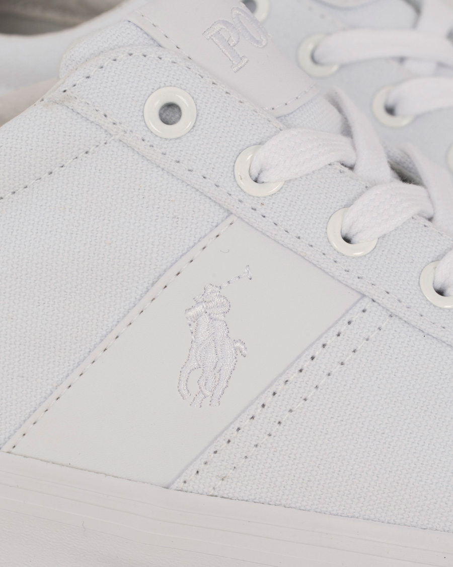 Herr | Polo Ralph Lauren Hanford Sneaker White Canvas | Polo Ralph Lauren | Hanford Sneaker White Canvas