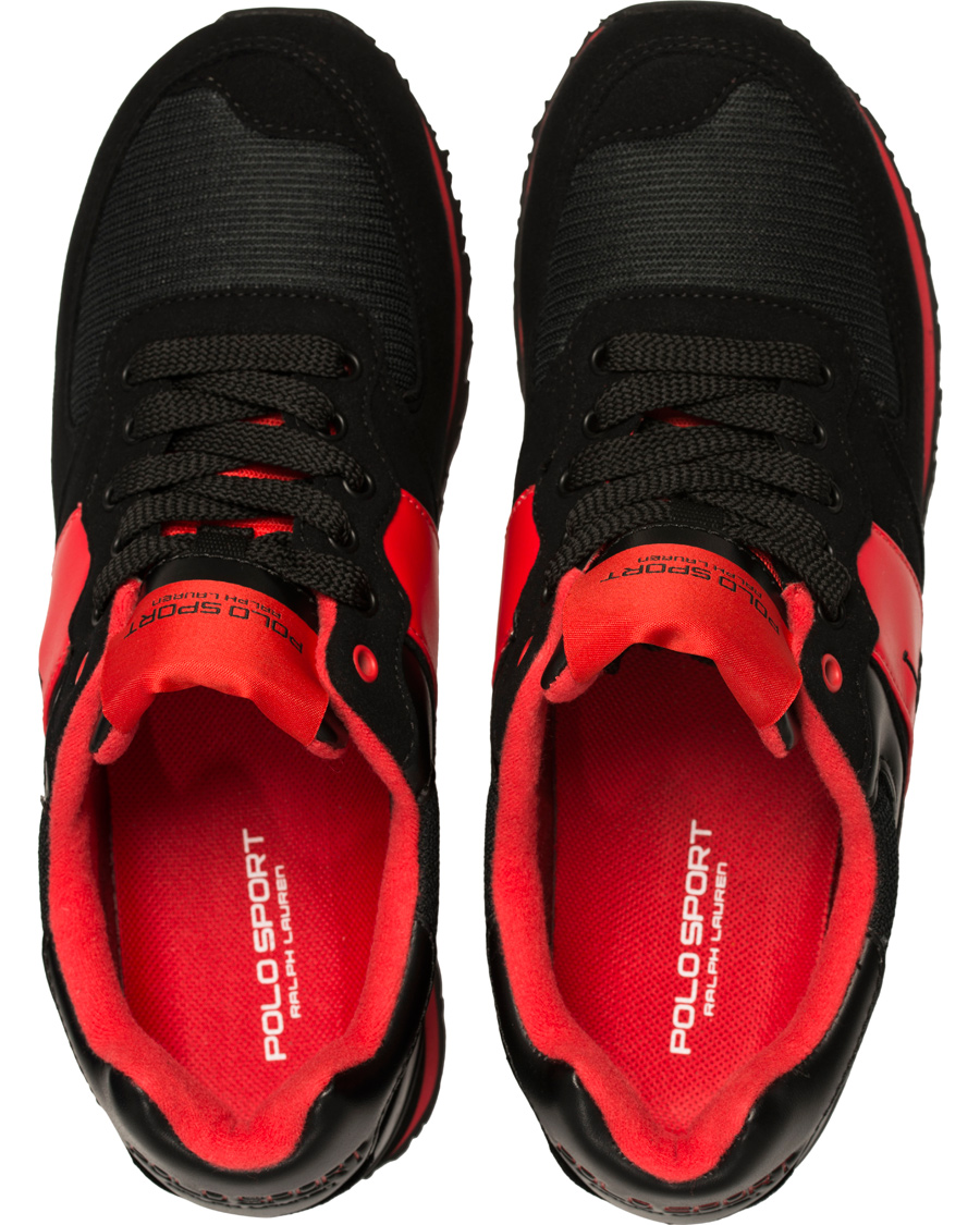 Herr | Polo Sport Ralph Lauren Slaton Pony Running Sneaker Red/Black | Polo Sport Ralph Lauren | Slaton Pony Running Sneaker Red/Black