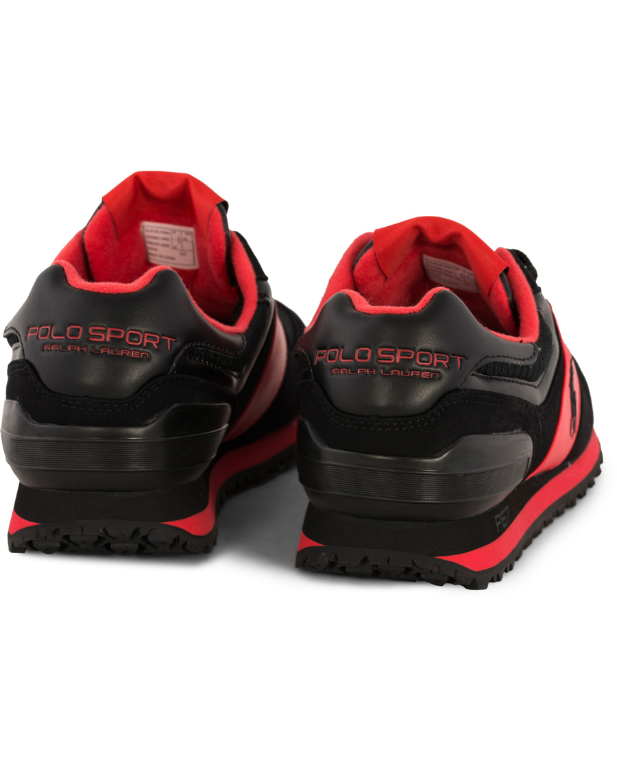Herr | Polo Sport Ralph Lauren Slaton Pony Running Sneaker Red/Black | Polo Sport Ralph Lauren | Slaton Pony Running Sneaker Red/Black