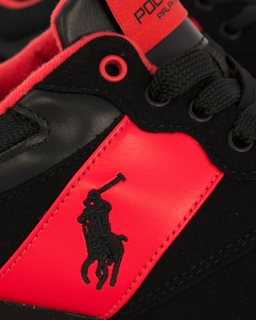 Herr | Polo Sport Ralph Lauren Slaton Pony Running Sneaker Red/Black | Polo Sport Ralph Lauren | Slaton Pony Running Sneaker Red/Black