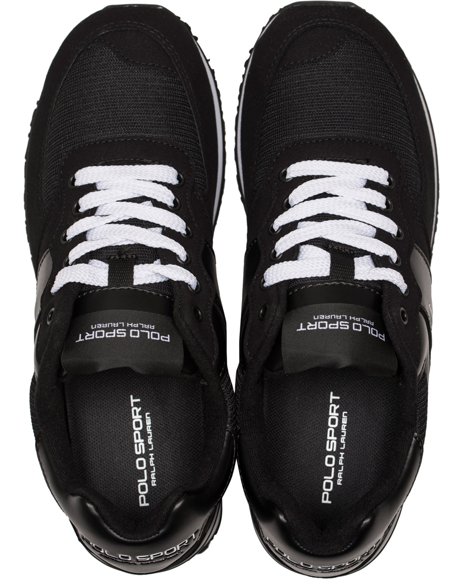 Herr | Polo Ralph Lauren Slaton Pony Running Sneaker Black/White | Polo Ralph Lauren | Slaton Pony Running Sneaker Black/White