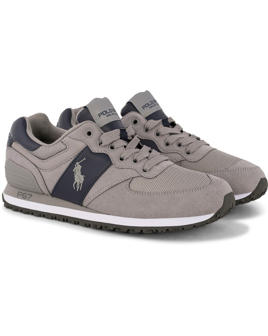 Herr | Polo Sport Ralph Lauren Slaton Pony Running Sneaker Grey/Navy | Polo Sport Ralph Lauren | Slaton Pony Running Sneaker Grey/Navy