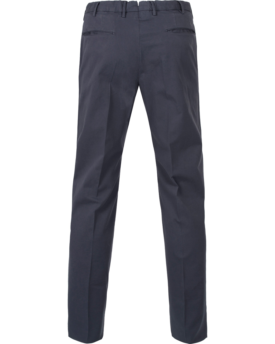 Herr | Byxor | Incotex | Slim Fit Stretch Chinos Navy