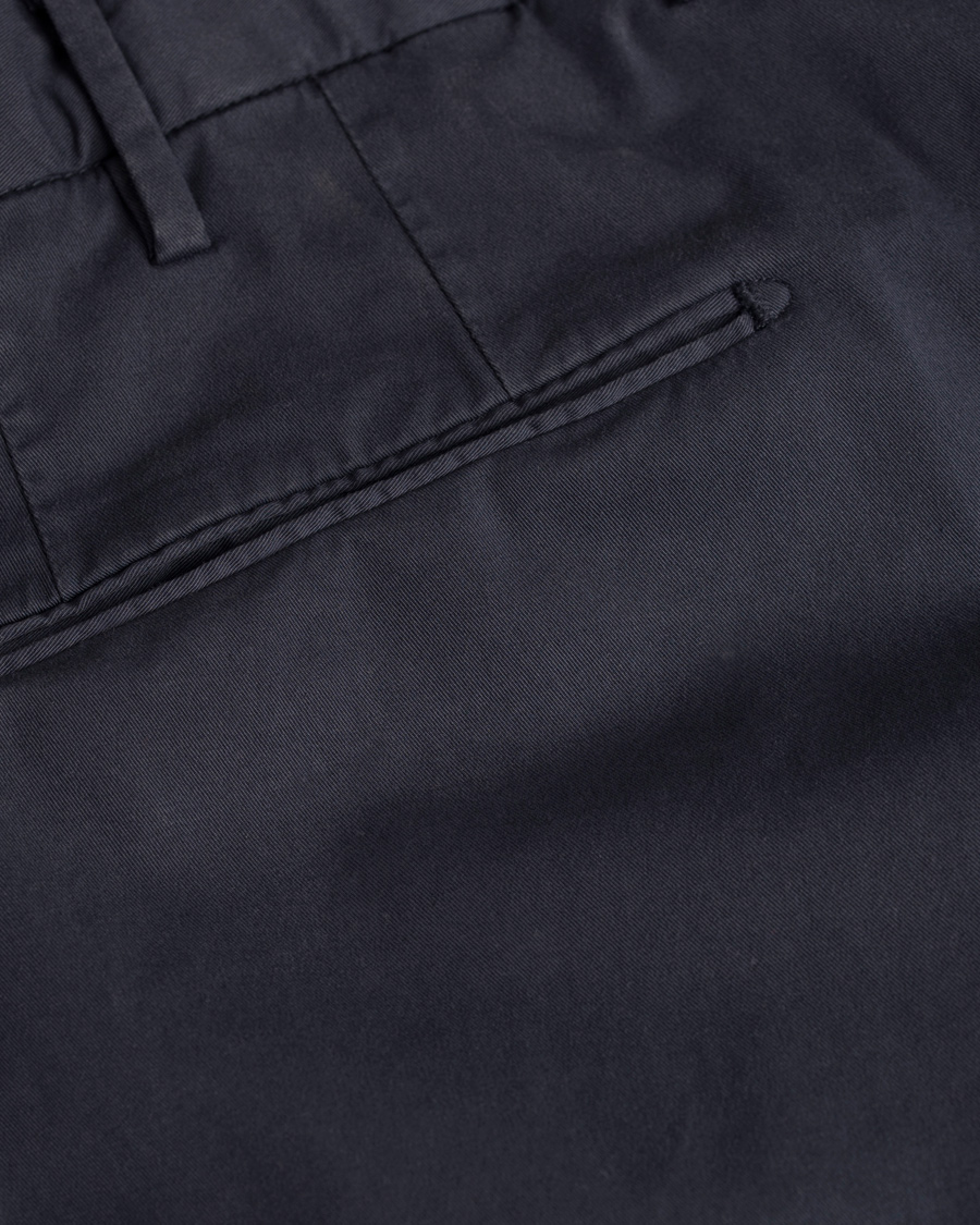 Herr | Byxor | Incotex | Slim Fit Stretch Chinos Navy