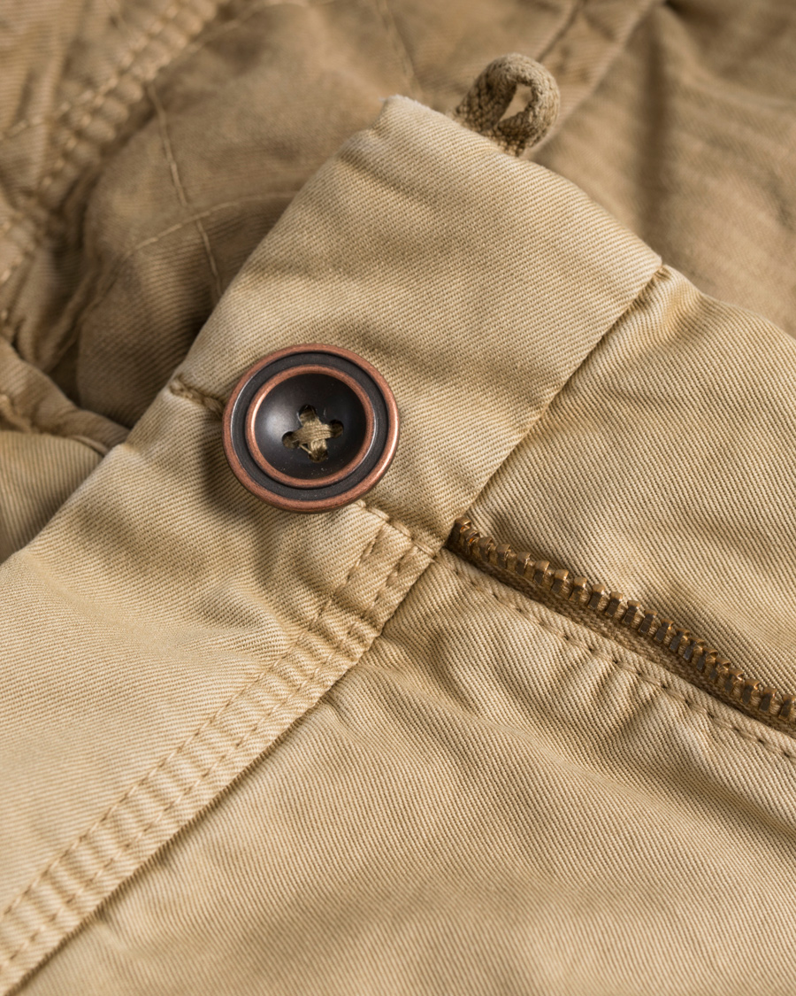 Herr | Byxor | Incotex | Slim Fit Stretch Slacks Khaki