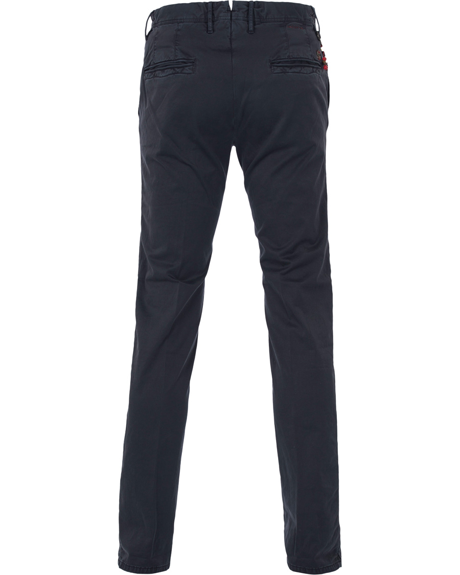 Herr | Byxor | Incotex | Slim Fit Stretch Slacks Navy