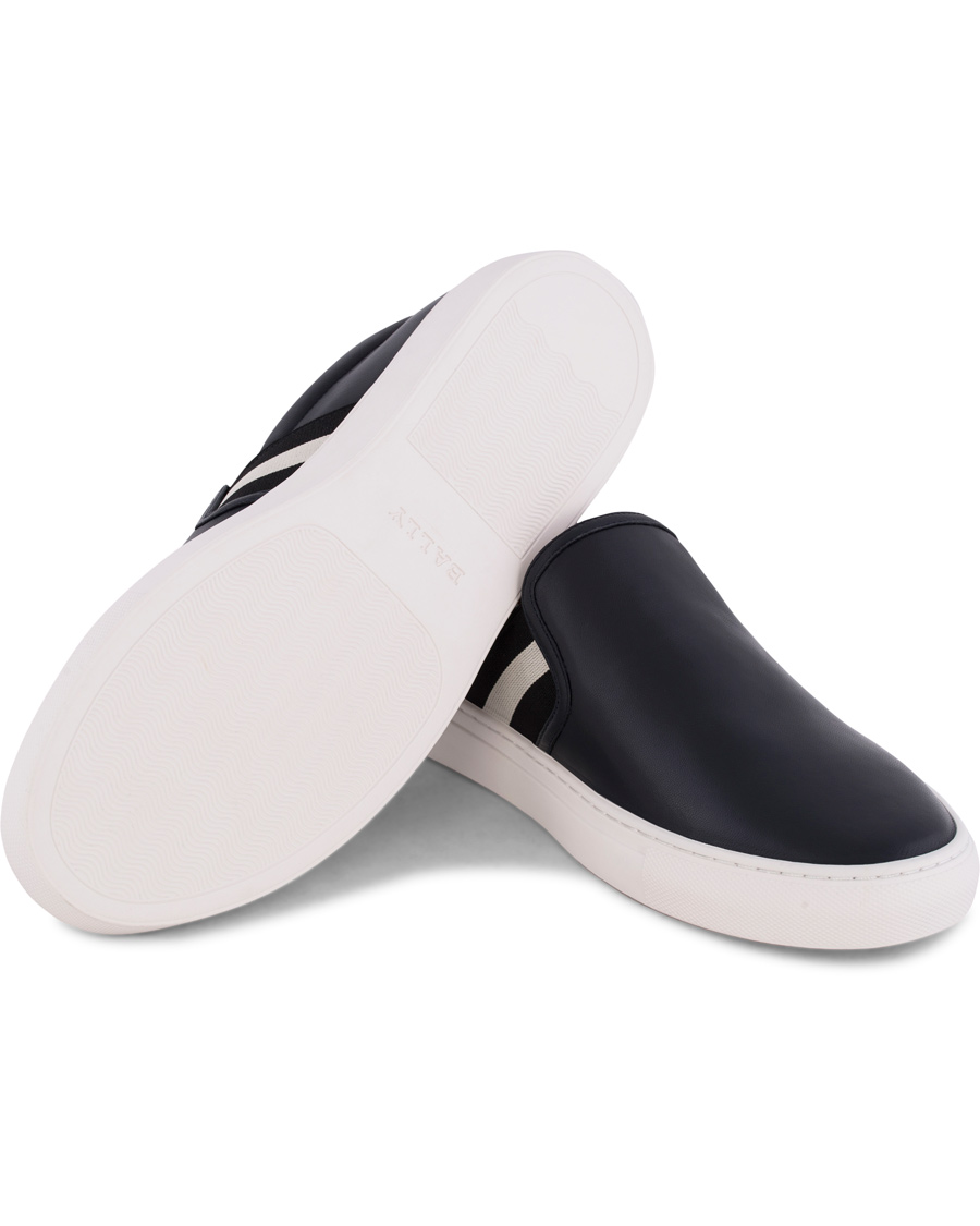 Herr | Bally Herald Slip-On Sneaker Blue Navy Calf | Bally | Herald Slip-On Sneaker Blue Navy Calf