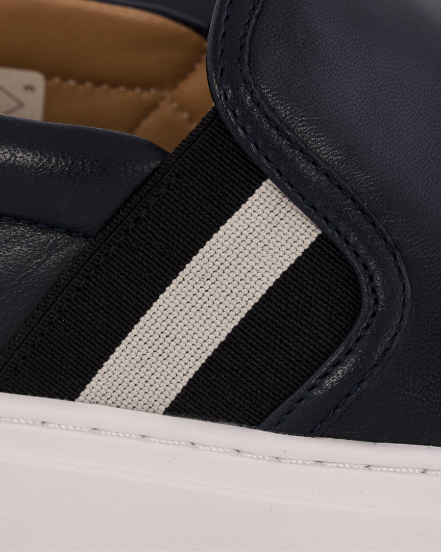 Herr | Bally Herald Slip-On Sneaker Blue Navy Calf | Bally | Herald Slip-On Sneaker Blue Navy Calf