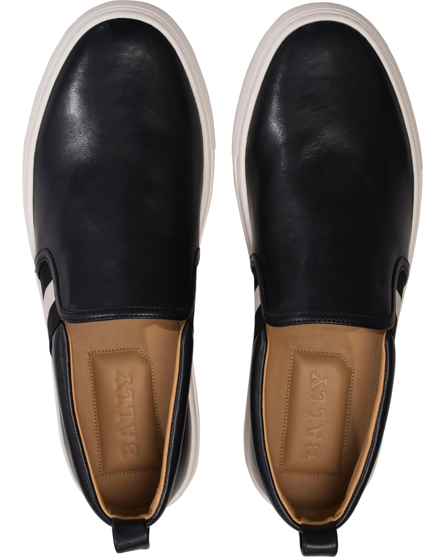 Herr | Bally Herald Slip-On Sneaker Blue Navy Calf | Bally | Herald Slip-On Sneaker Blue Navy Calf