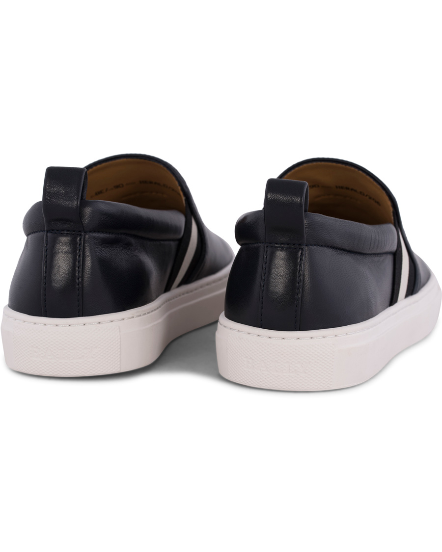 Herr | Bally Herald Slip-On Sneaker Blue Navy Calf | Bally | Herald Slip-On Sneaker Blue Navy Calf