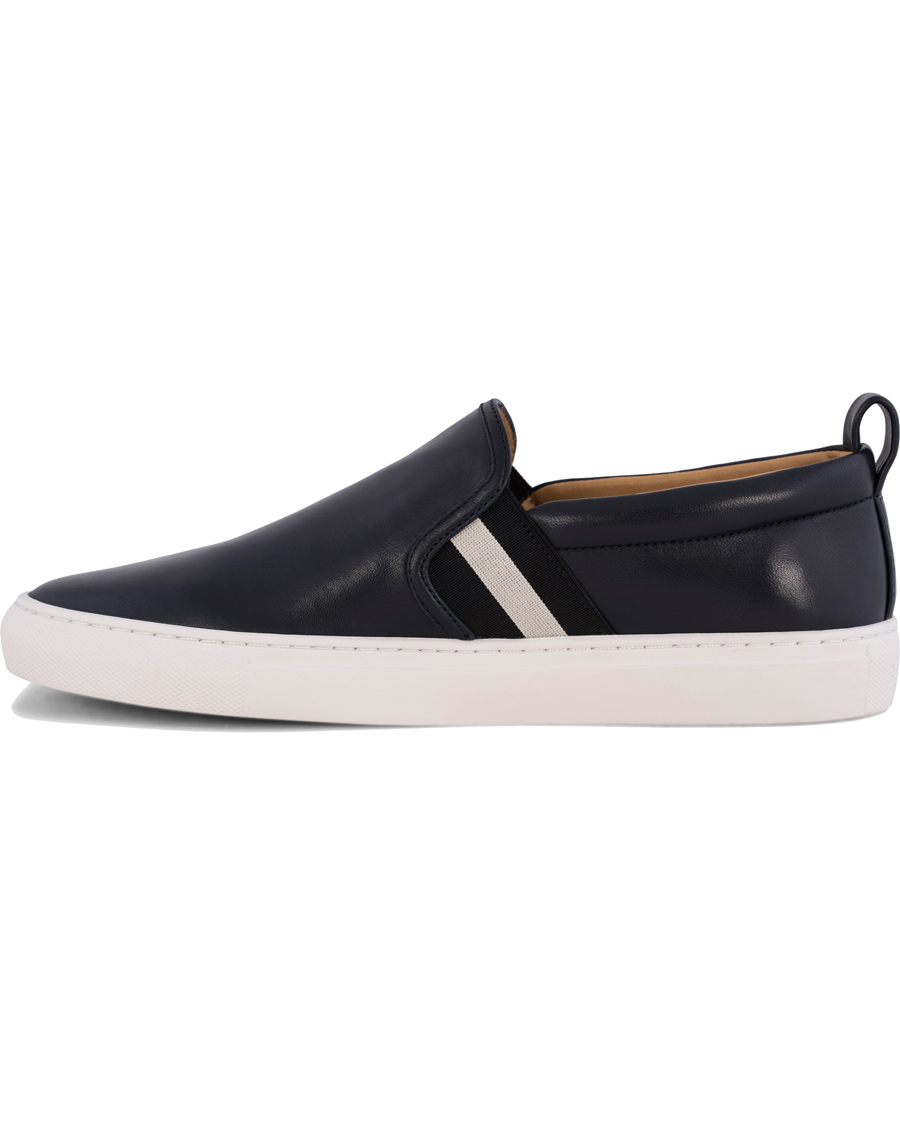 Herr | Bally Herald Slip-On Sneaker Blue Navy Calf | Bally | Herald Slip-On Sneaker Blue Navy Calf
