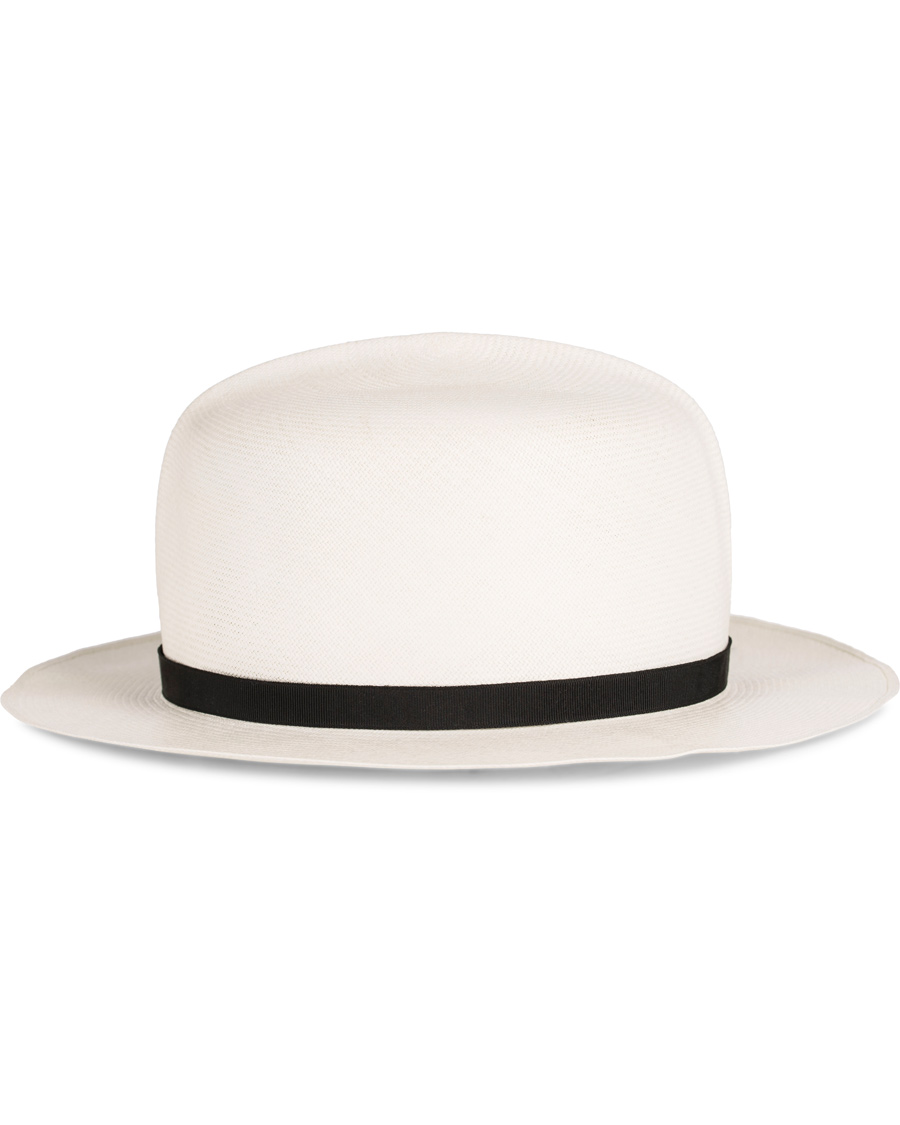 Herr | Borsalino Montechristi Rollable Panama Hat White | Borsalino | Montechristi Rollable Panama Hat White
