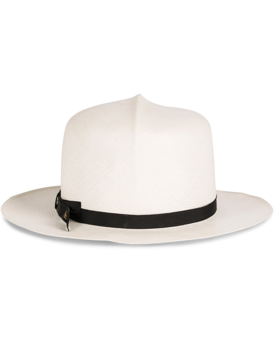 Herr | Borsalino Montechristi Rollable Panama Hat White | Borsalino | Montechristi Rollable Panama Hat White