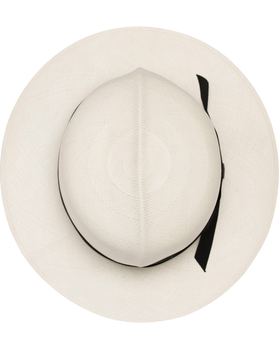 Herr | Borsalino Montechristi Rollable Panama Hat White | Borsalino | Montechristi Rollable Panama Hat White