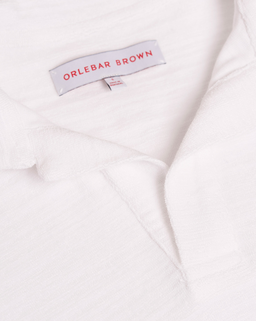Herr | Tröjor | Orlebar Brown | Archie Long Sleeve Polo White