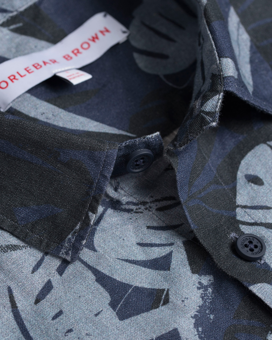 Herr | Skjortor | Orlebar Brown | Malone Shirt Camo Leaf Print