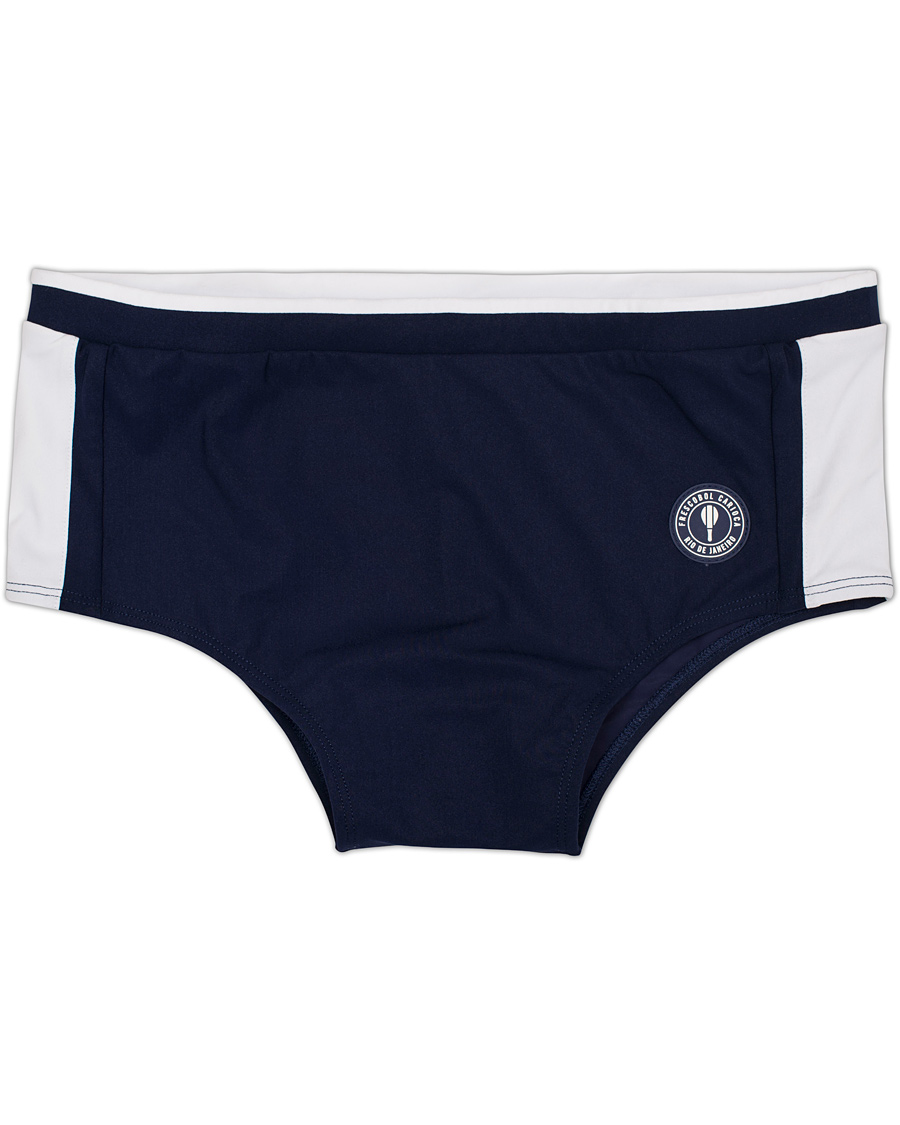 Herr | Badbyxor | Frescobol Carioca | Sunga Swim Briefs Navy/White