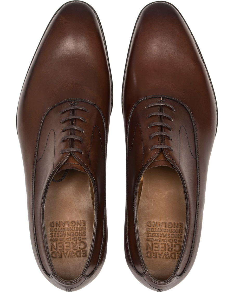 Herr | Edward Green Curzon Oxford Dark Brown Calf | Edward Green | Curzon Oxford Dark Brown Calf