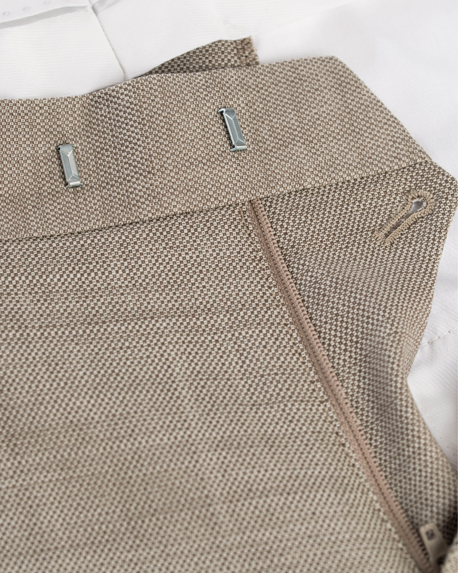 Herr | Byxor | Tiger of Sweden | Main 3 Wool Stretch Trousers Beige
