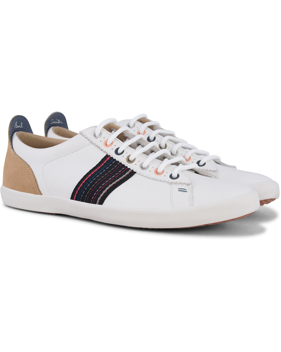 Herr | Paul Smith Shoe Osmo Sneaker White Mono Lux | Paul Smith Shoe | Osmo Sneaker White Mono Lux