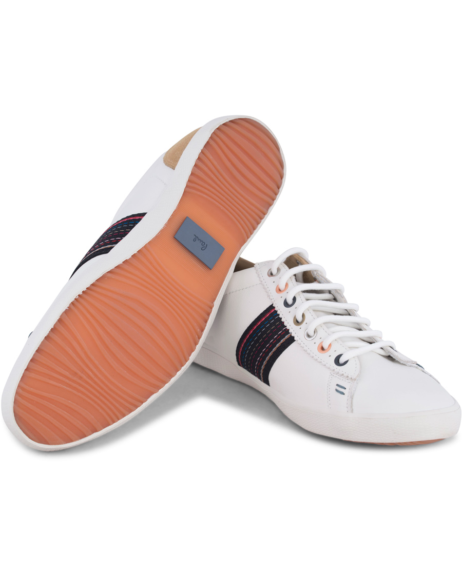 Herr | Paul Smith Shoe Osmo Sneaker White Mono Lux | Paul Smith Shoe | Osmo Sneaker White Mono Lux