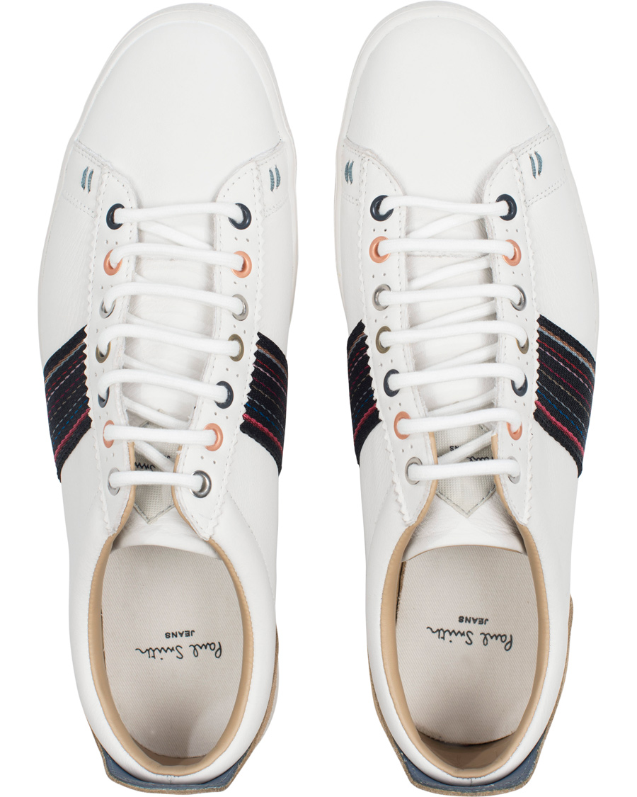 Herr | Paul Smith Shoe Osmo Sneaker White Mono Lux | Paul Smith Shoe | Osmo Sneaker White Mono Lux