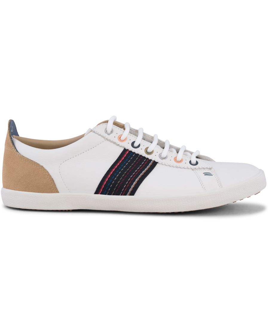 Herr | Paul Smith Shoe Osmo Sneaker White Mono Lux | Paul Smith Shoe | Osmo Sneaker White Mono Lux