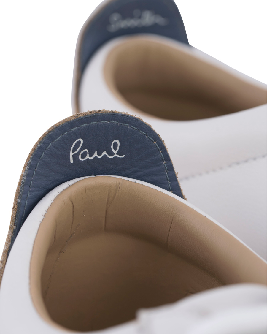 Herr | Paul Smith Shoe Osmo Sneaker White Mono Lux | Paul Smith Shoe | Osmo Sneaker White Mono Lux