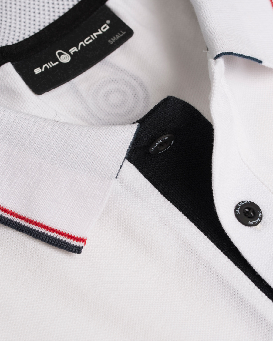 Herr | Pikéer | Sail Racing | Race International USA Polo White