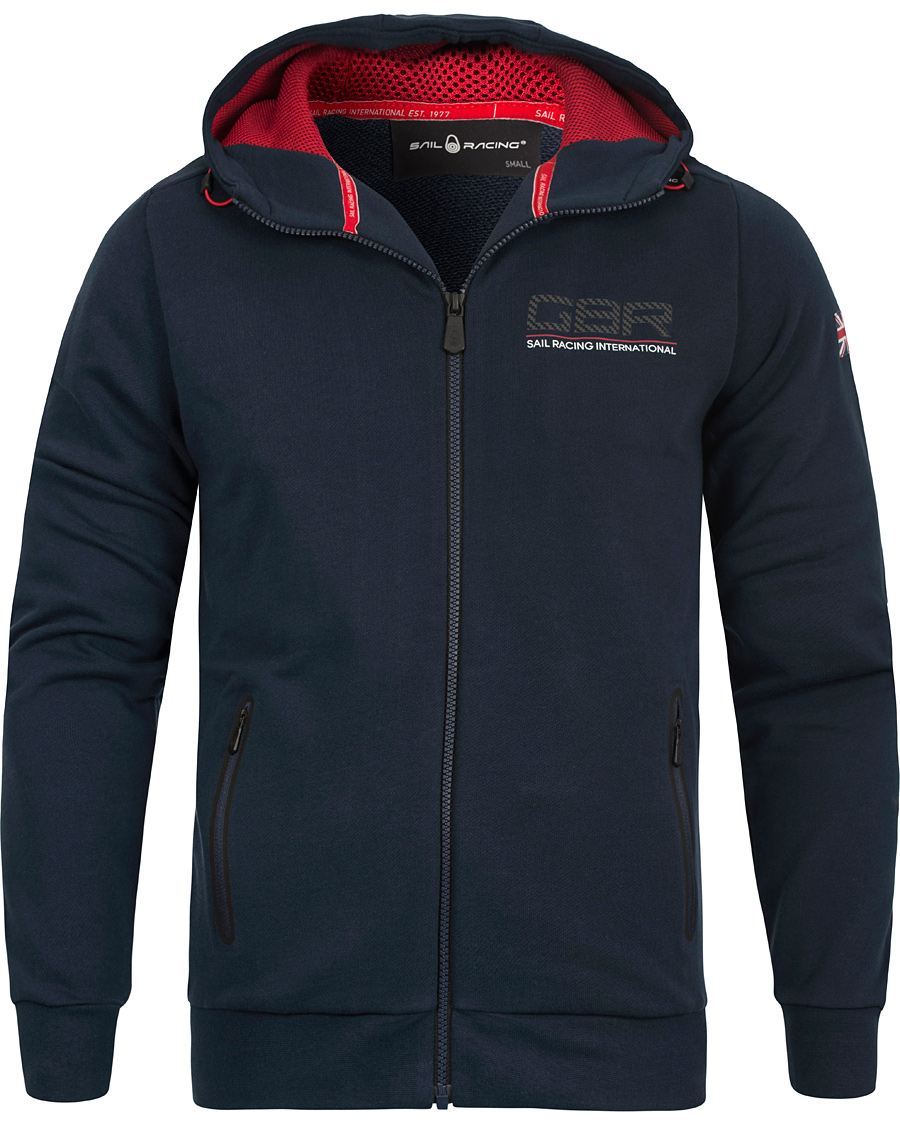 Herr | Tröjor | Sail Racing | Race International Great Britian Zip Hood Navy