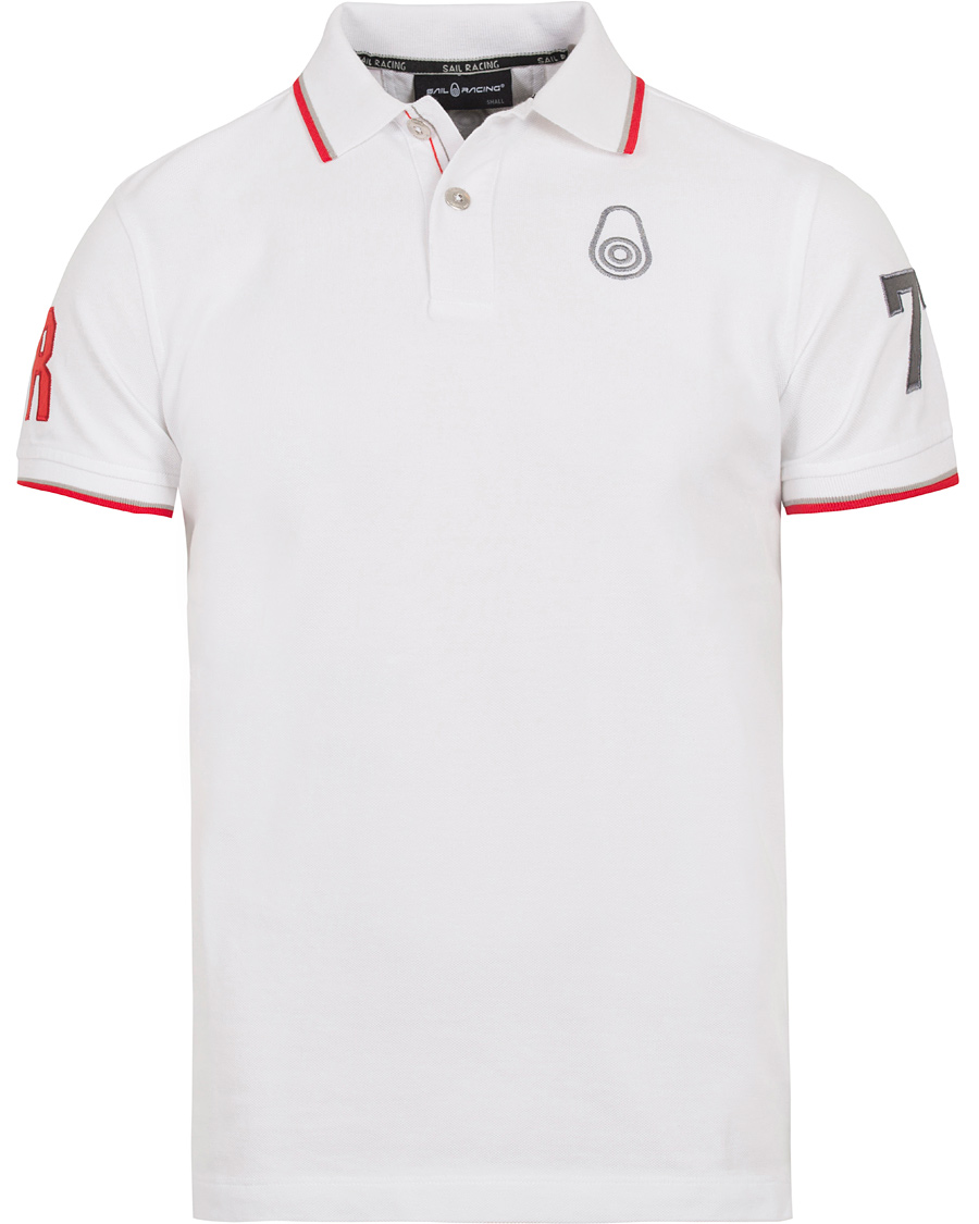 Herr | Pikéer | Sail Racing | Grinder Polo White