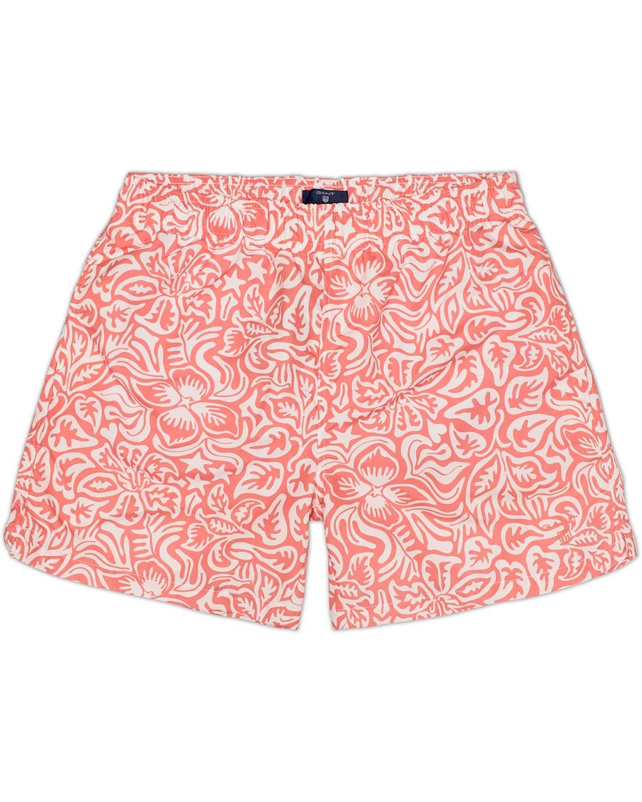 Herr | Badbyxor | GANT | Beach Club Swim Shorts Papaya