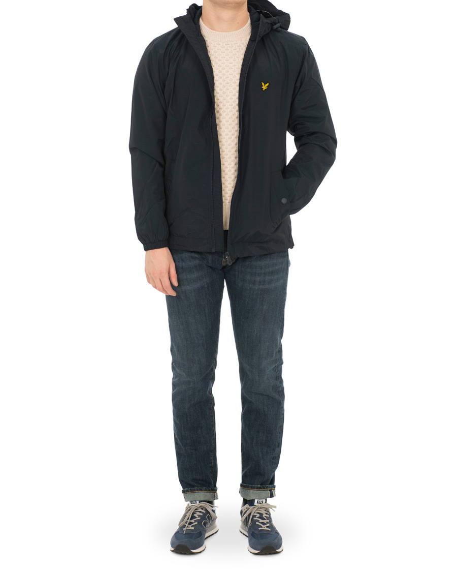Herr | Jackor | Lyle & Scott | Zip Through Hooded Jacket Navy
