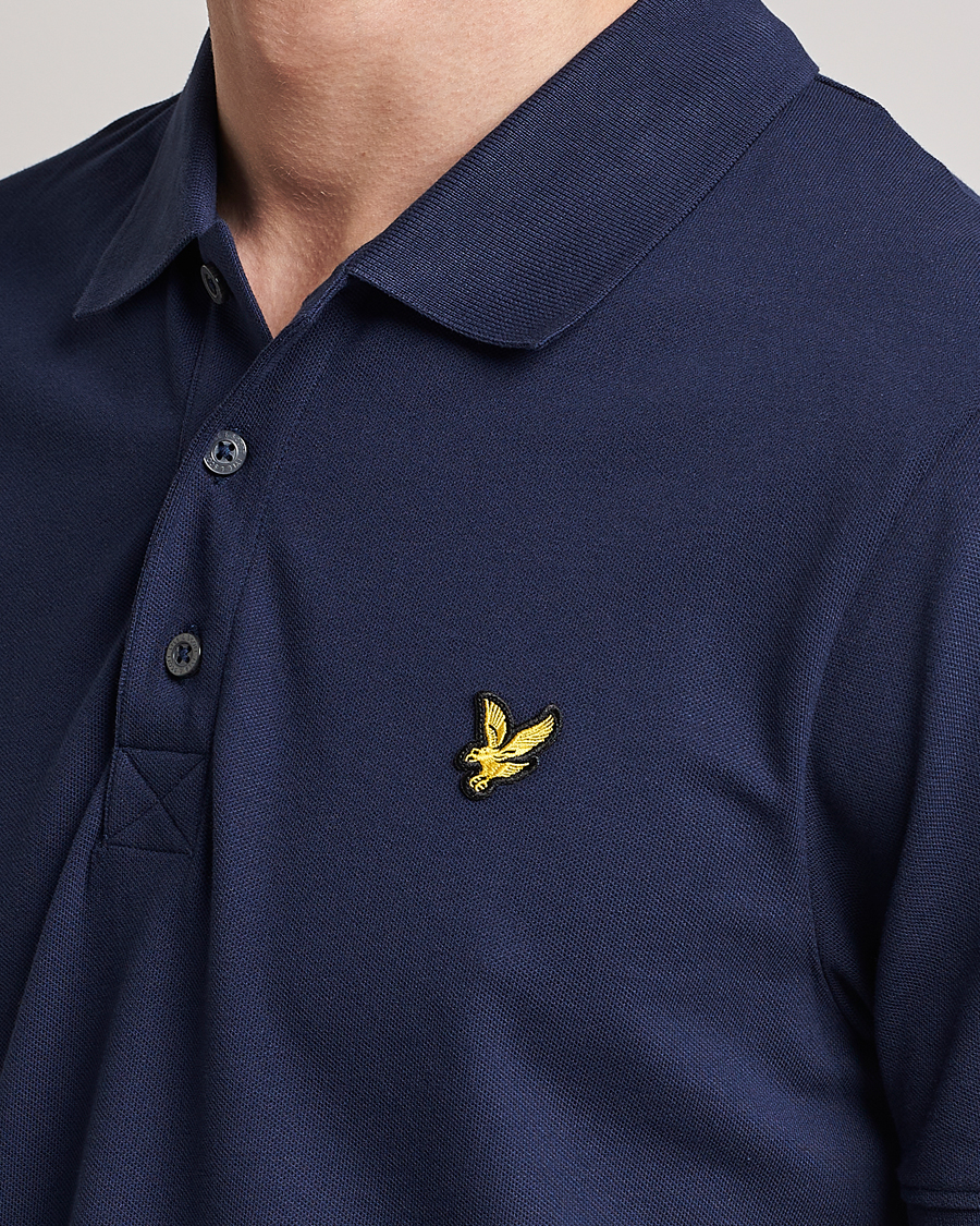 Herr | Pikéer | Lyle & Scott | Plain Pique Polo Dark Navy
