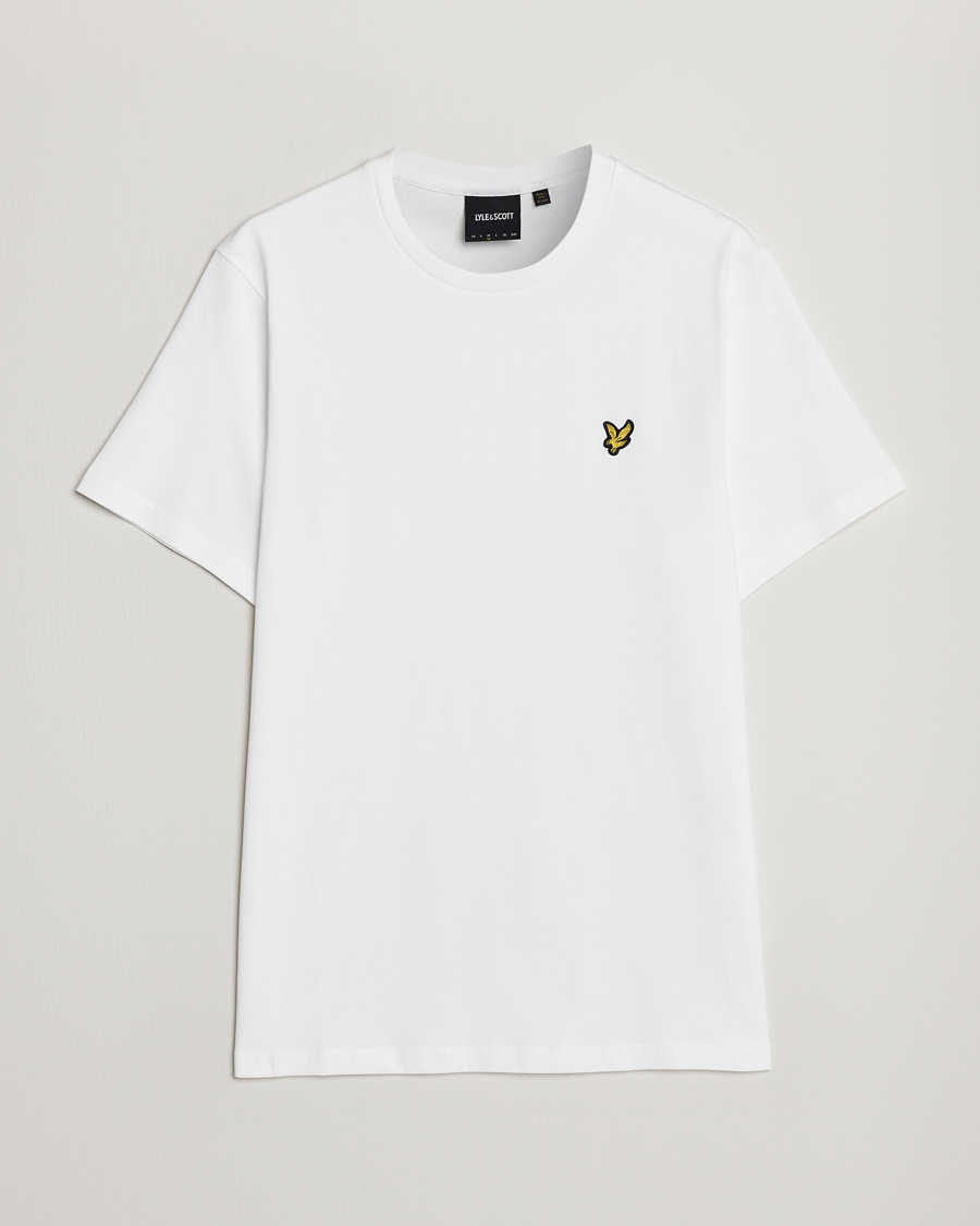 Herr | T-Shirts | Lyle & Scott | Crew Neck Organic Cotton T-Shirt White