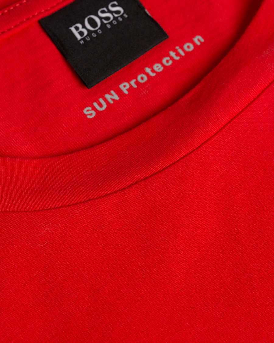 Herr | T-Shirts | BOSS BLACK | BOSS T-Shirts Logo Bright Red