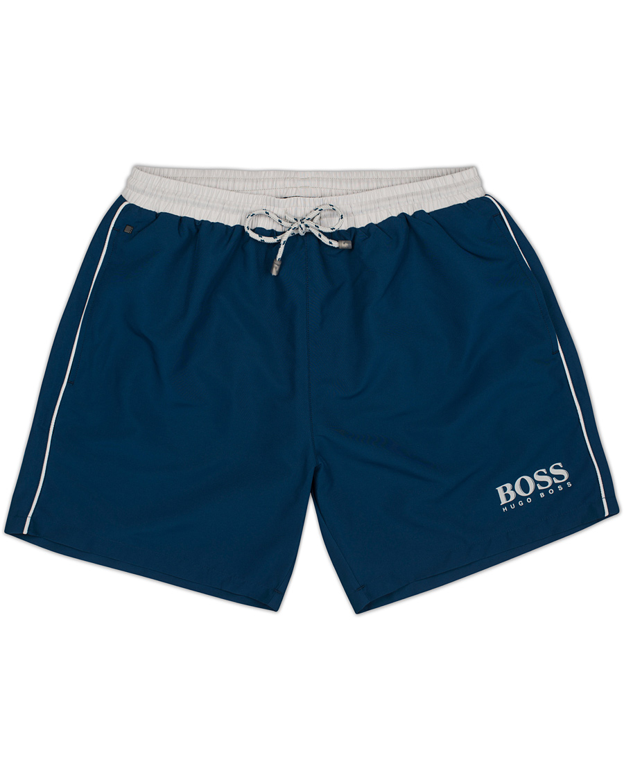 Herr | Badbyxor | BOSS BLACK | BOSS Starfish Swimtrunks Navy