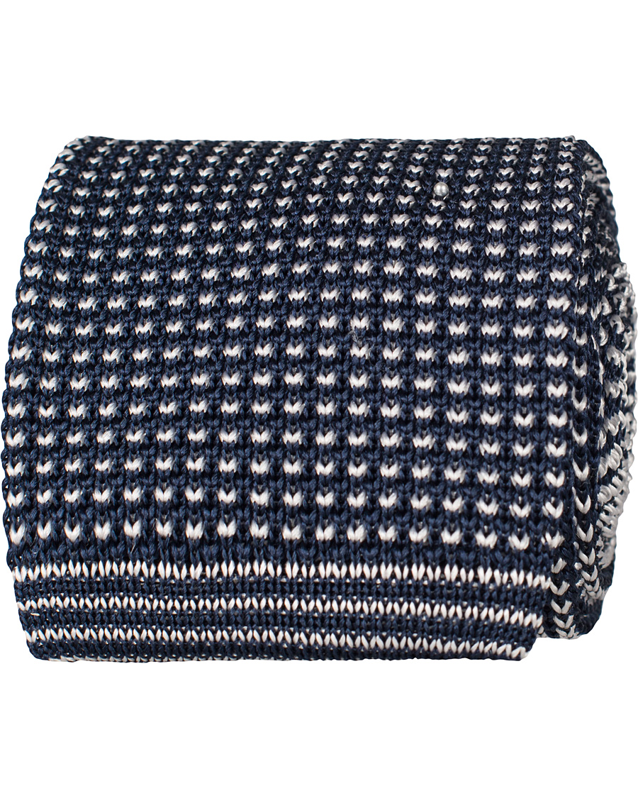 Herr | GANT Diamond G Structure Knitted 6 cm Tie Classic Blue | GANT Diamond G | Structure Knitted 6 cm Tie Classic Blue