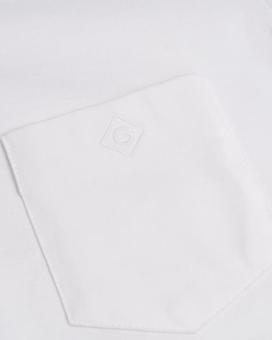 Herr | T-Shirts | GANT Diamond G | Pocket Tee White