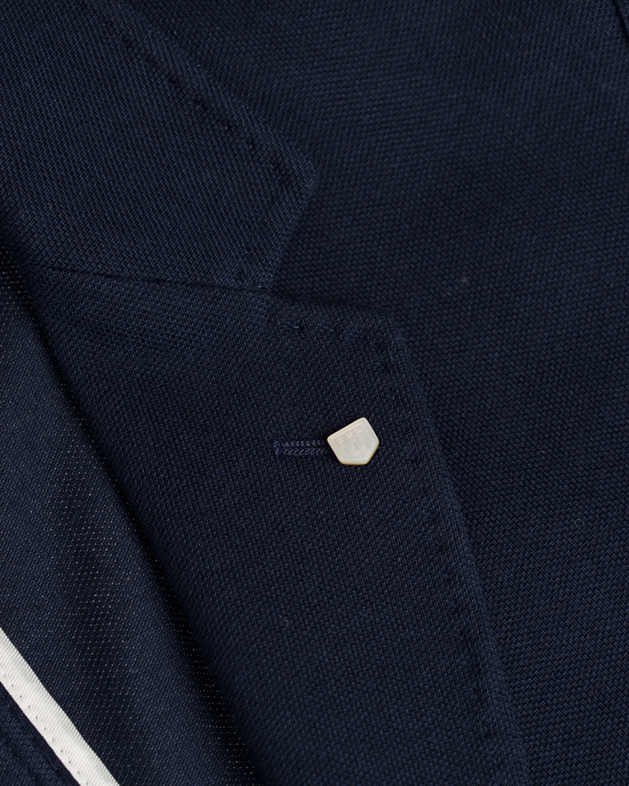 Herr | Kavajer | GANT | The Jersey Weekender Fit Blazer Marine