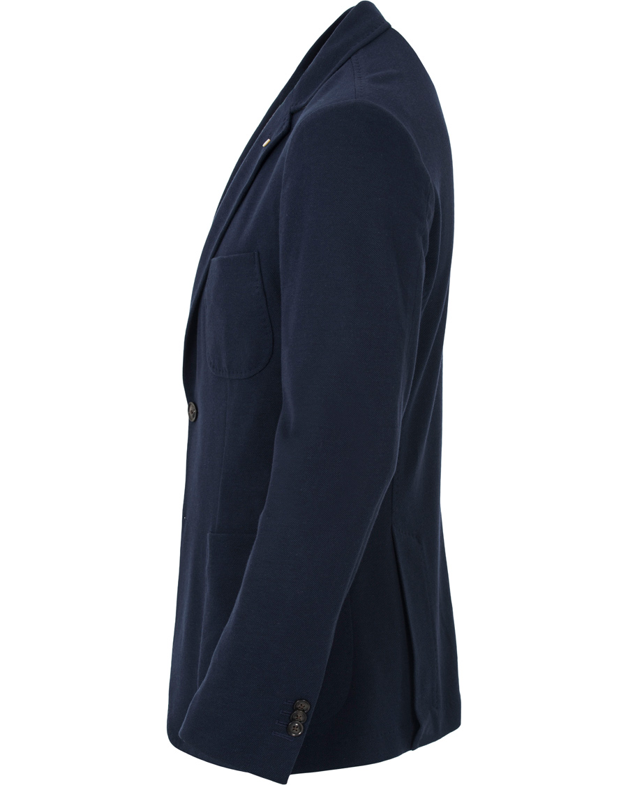 Herr | Kavajer | GANT | The Jersey Weekender Fit Blazer Marine