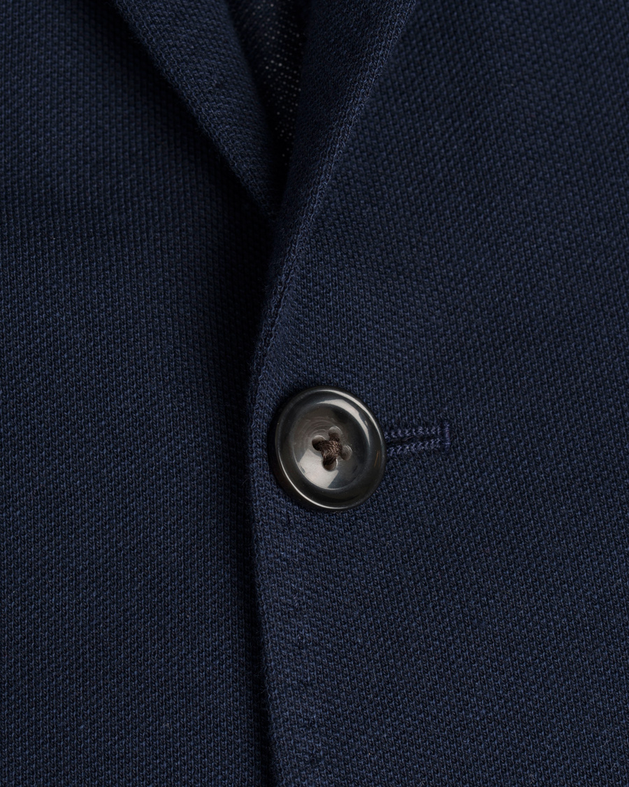 Herr | Kavajer | GANT | The Jersey Weekender Fit Blazer Marine