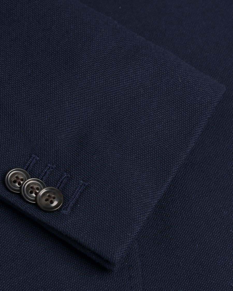Herr | Kavajer | GANT | The Jersey Weekender Fit Blazer Marine