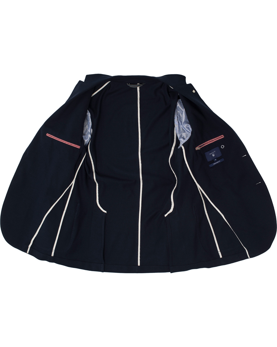 Herr | Kavajer | GANT | The Jersey Weekender Fit Blazer Marine