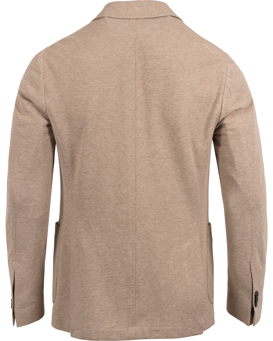 Herr | Kavajer | GANT | The Jersey Weekender Fit Blazer Dark Khaki