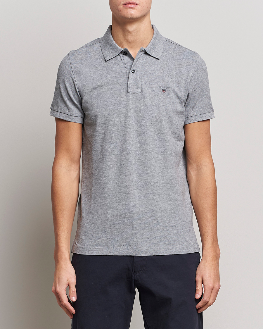 Herr | Pikéer | GANT | The Original Polo Grey Melange
